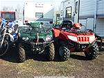 Picture: 2006 Kawasaki 650 Brute Force 4x4 ATV w/3000 lb Winch, 2005 Arctic Cat 500 4x4 ATV w/Racks & Winch