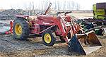 Picture: Massey Ferguson Industrial Tractor w/3PT, 540 PTO, MF 200 FEL & 6 Bucket