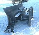 Picture: (New) 8 Heavy Duty Blade For Skid Steer w/ Dbl Cylinder Tilt
