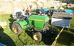 Picture: JD 300 Hydrostatic 16HP Tractor w/ Mowing Deck, Rototiller, Disc & Prong Harrow