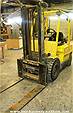 Picture: Hyster H60XM Propane Forklift -6000 Lb Cap. S/n H177611038W w/Side Shift, Pneumatic Tires
