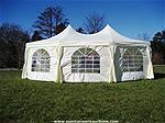 Picture: 2-16 Ft X 22 Ft Marquee Event Tent, W/320 Sq.Ft, One Zipper Door, 7 Windows, HD Frames & Fabrics