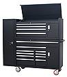 Picture: 2-(NEW)2012 3 Piece Industrial Gauge Tool Cabinet Set c/w: 16 drawers, 72