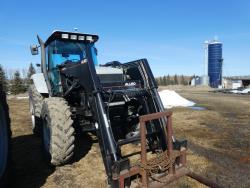 Picture: 1996 WHITE 6125F WORK HORSE MFWD TRACTOR - 125HP ALLIED 894 FEL & GRAPPLE